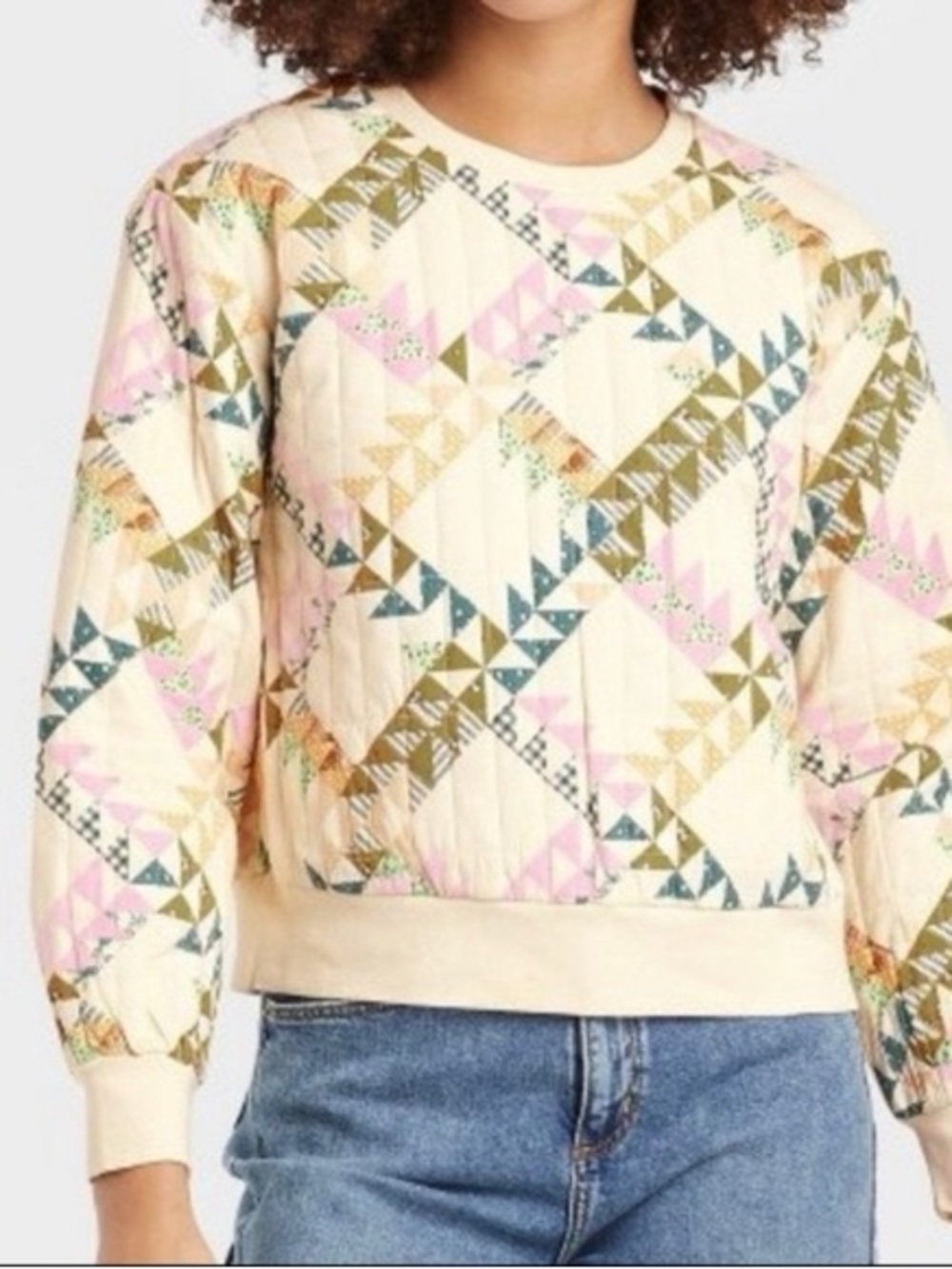 Patchwork quilt like top